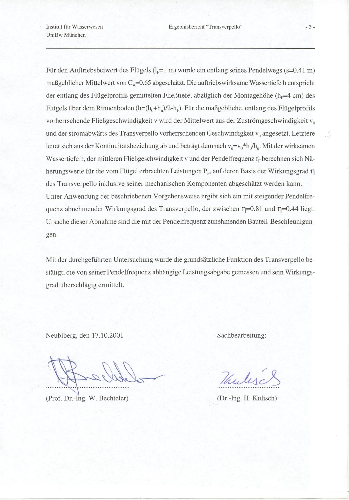 Messbericht Seite 3